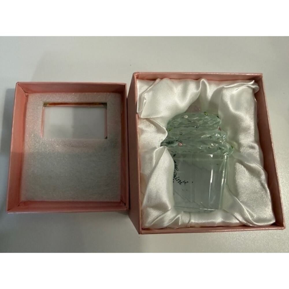 Oleg Cassini Crystal Cupcake Pastel Gems in Original Pink Box Signed
